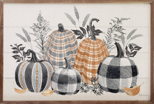 Harvest Classics I Five Pumpkins By Beth Grove: 16 x 10