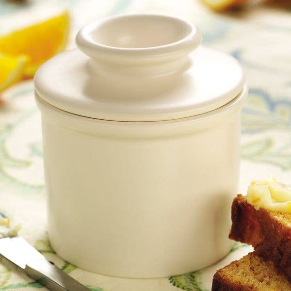 The Original Butter Bell® Crock - Retro Ivory Matte