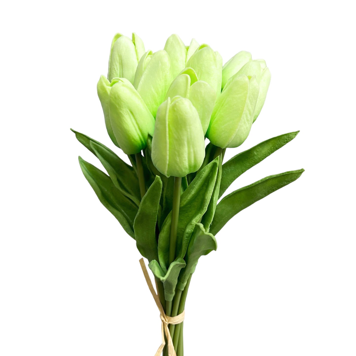 Artificial Real Touch Tulip Stems (Bunch of 10): Watermelon