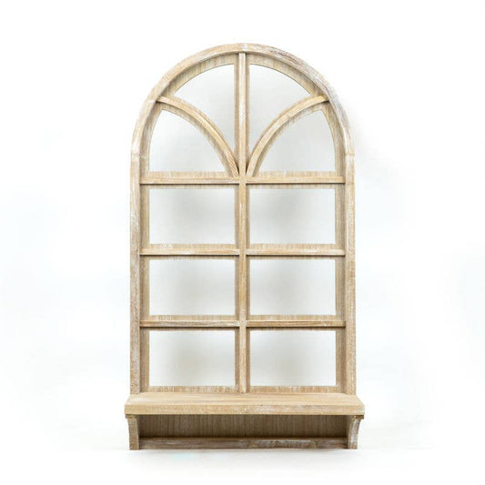 20x35x6 wood frame w/shelf (WINDOW) ACCESSORIES