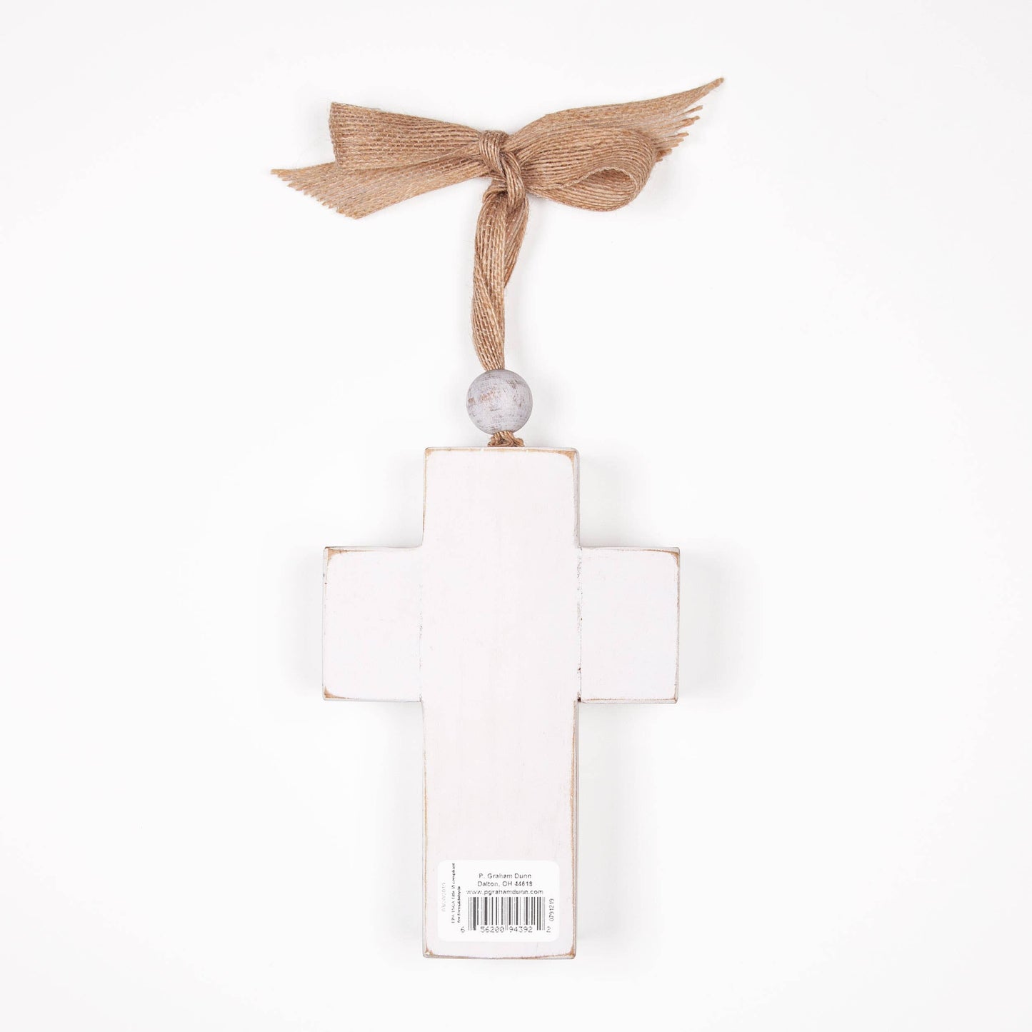 Trust In The Lord Distressed Cross with Ribbon