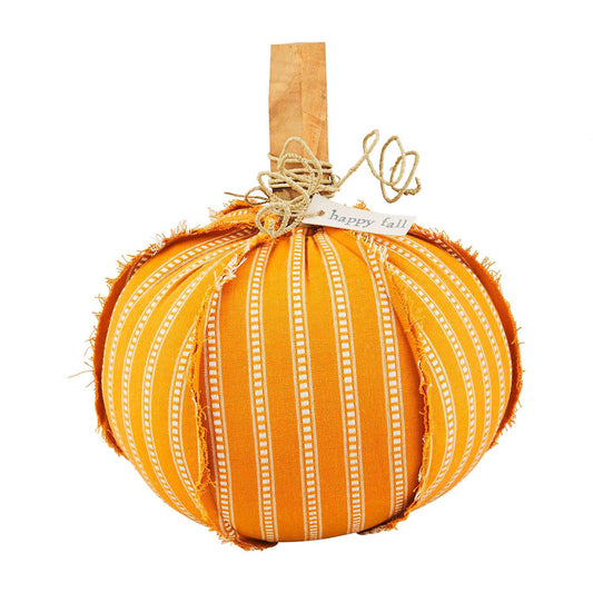 Large Orange Tagged Pumpkin