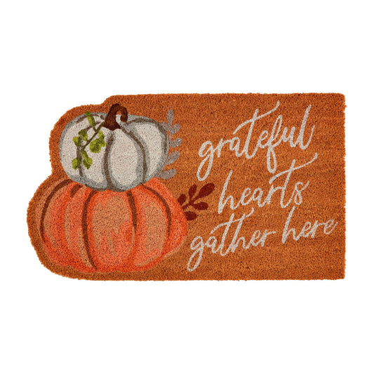 Grateful Hearts Gather Mat