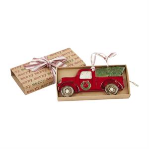 Truck Farm Christmas Ornament