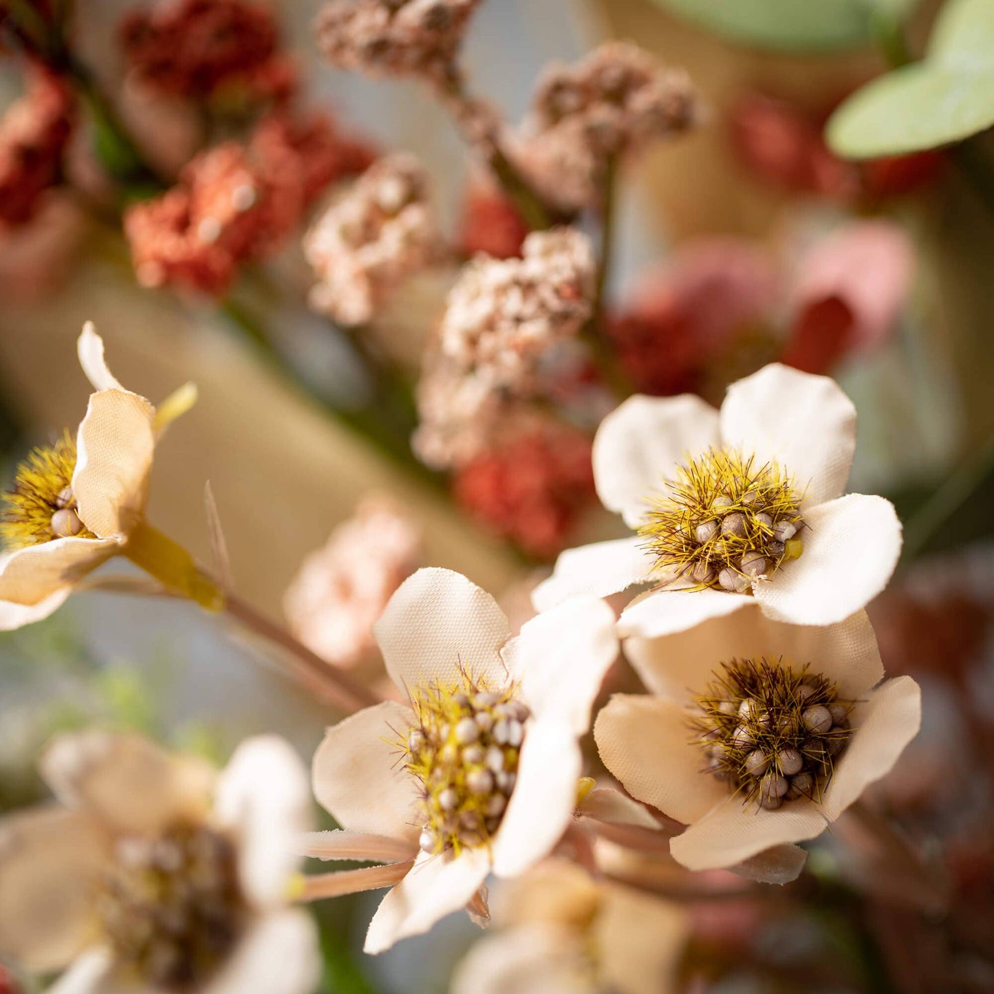 RUST FLOWER EUCALYPTUS ORB