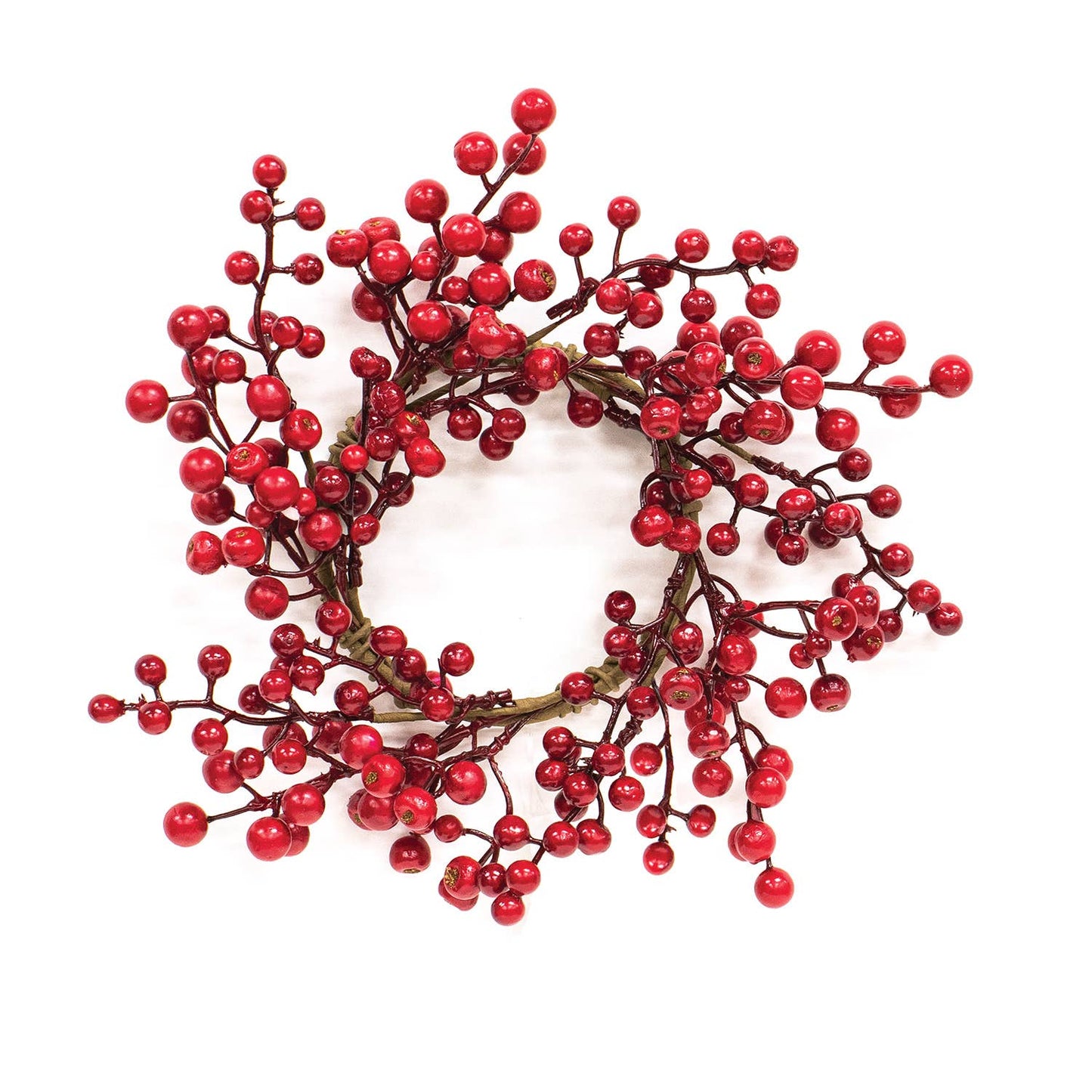 Winter Gooseberry Candle Ring - 4.5"