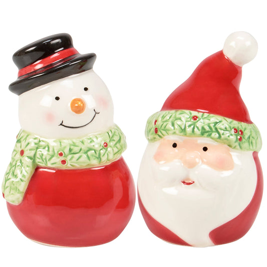 Christmas Friends Salt And Pepper Shakers