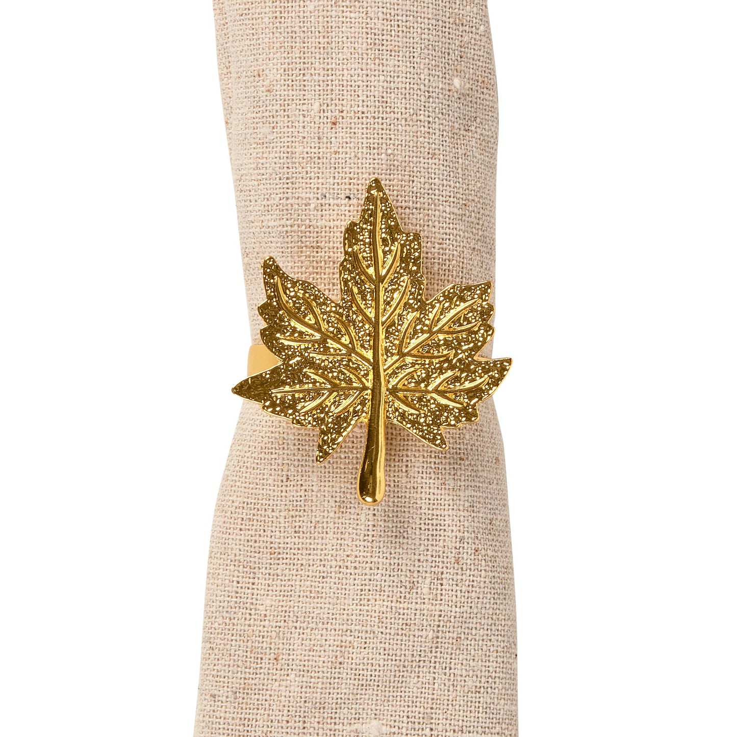 Gold Leaf Napkin Ring