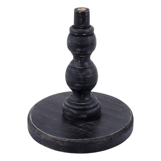 Black Wood Base for Toppers