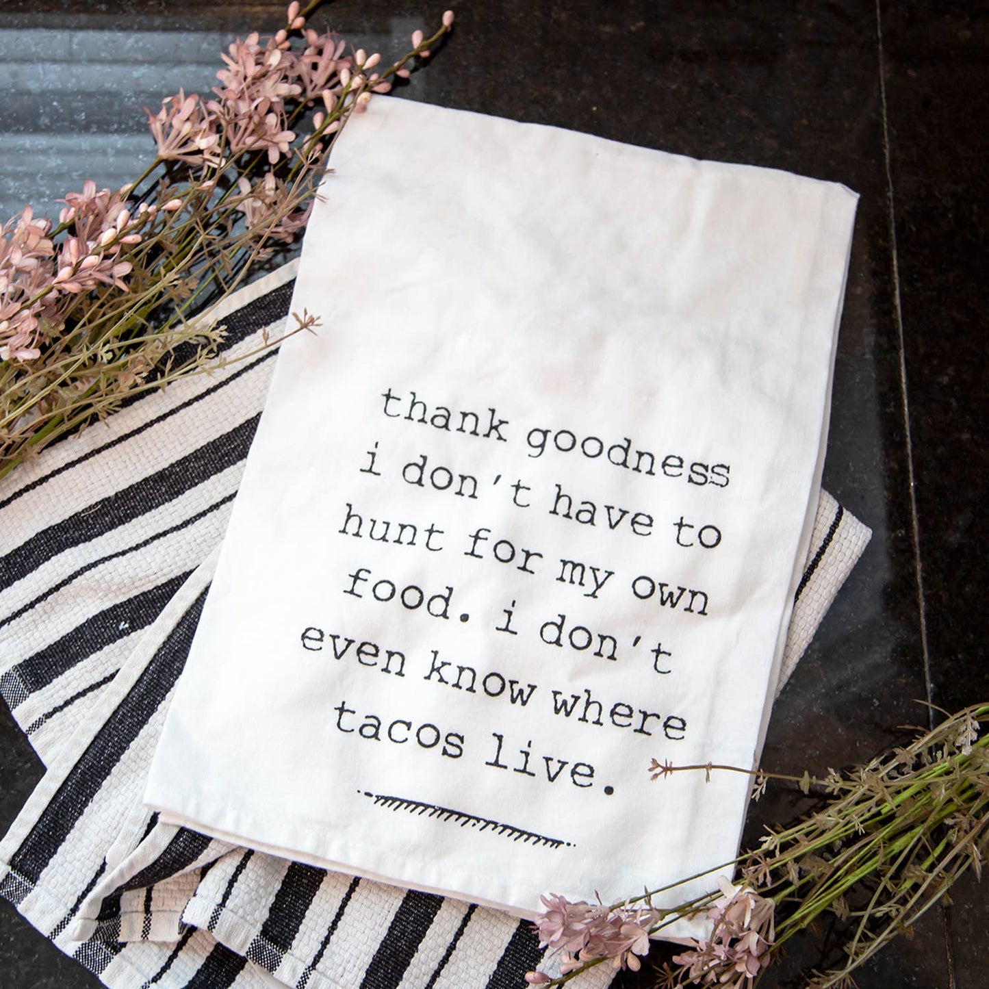 Tacos Dish Towel