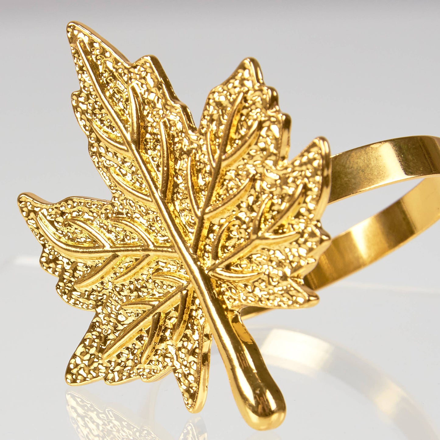 Gold Leaf Napkin Ring