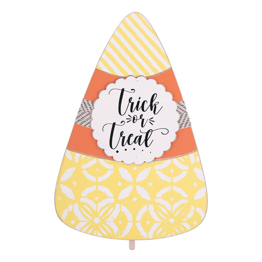 Trick or Treat Candy Corn Topper