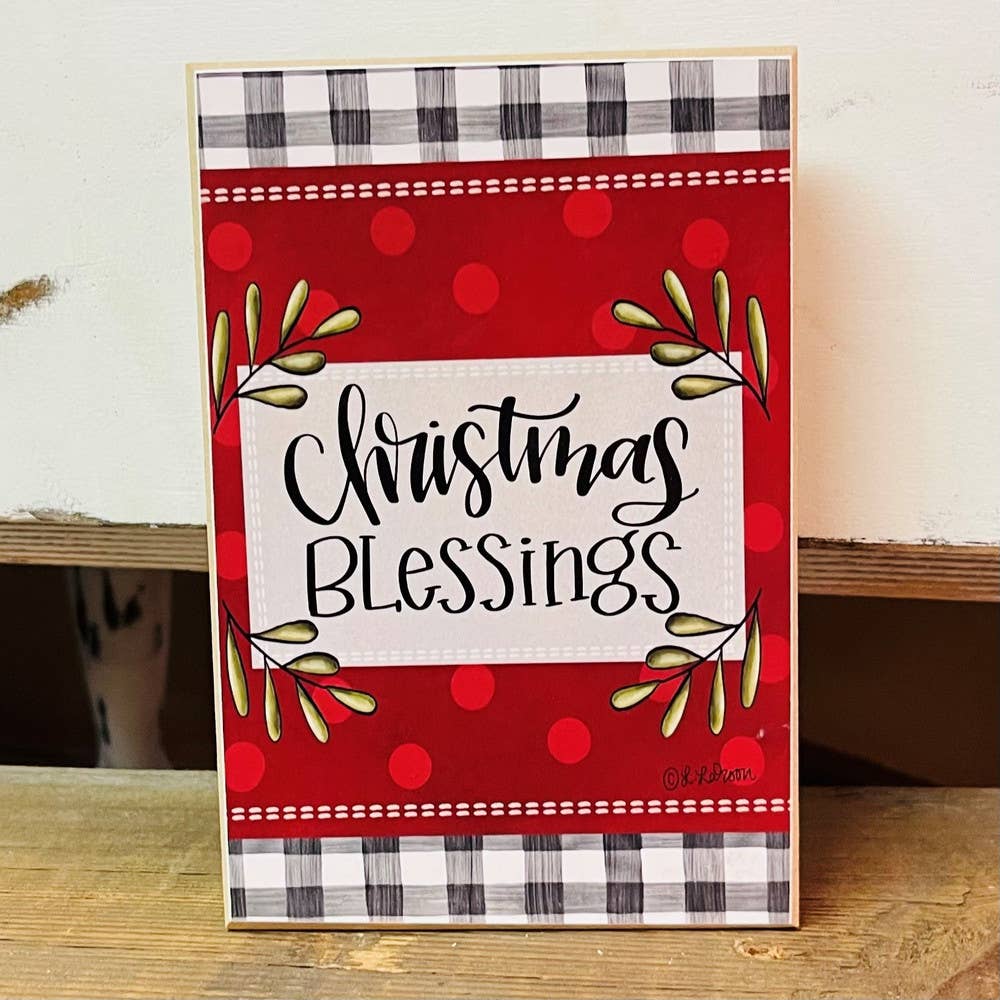 Christmas Blessings Block