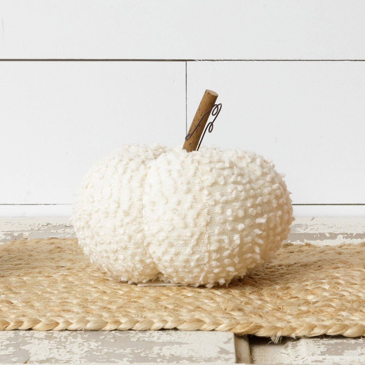 White Fabric Pumpkin (PC)