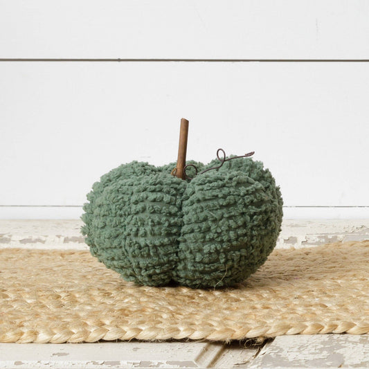 Green Fabric Pumpkin