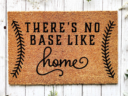 Welcome Mat, Baseball Doormat, Housewarming Gift, Baseball G