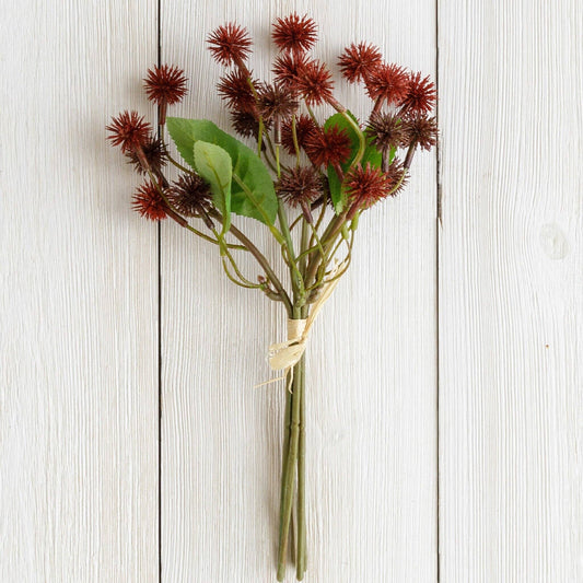 Bundle - Mini Thistles, Burgundy