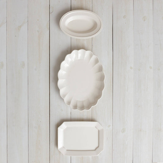 Vintage Ironstone Inspired Platter - Small