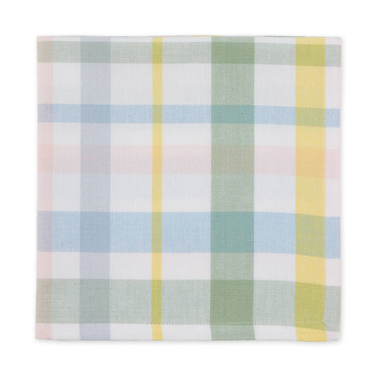 Easter Macarons Plaid Napkin