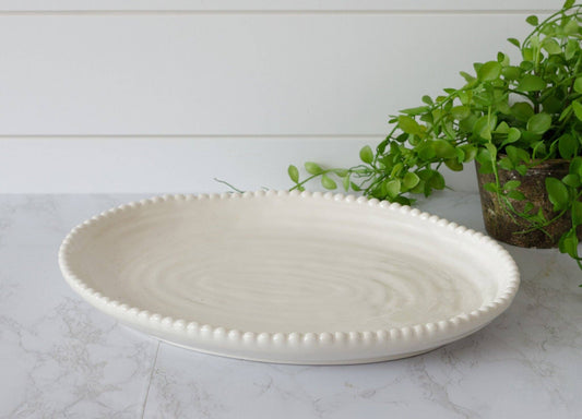 Beaded Edge Platter