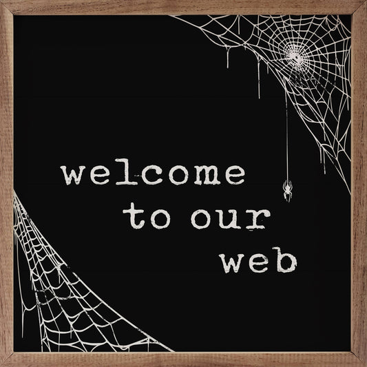 Welcome To Our Web Black