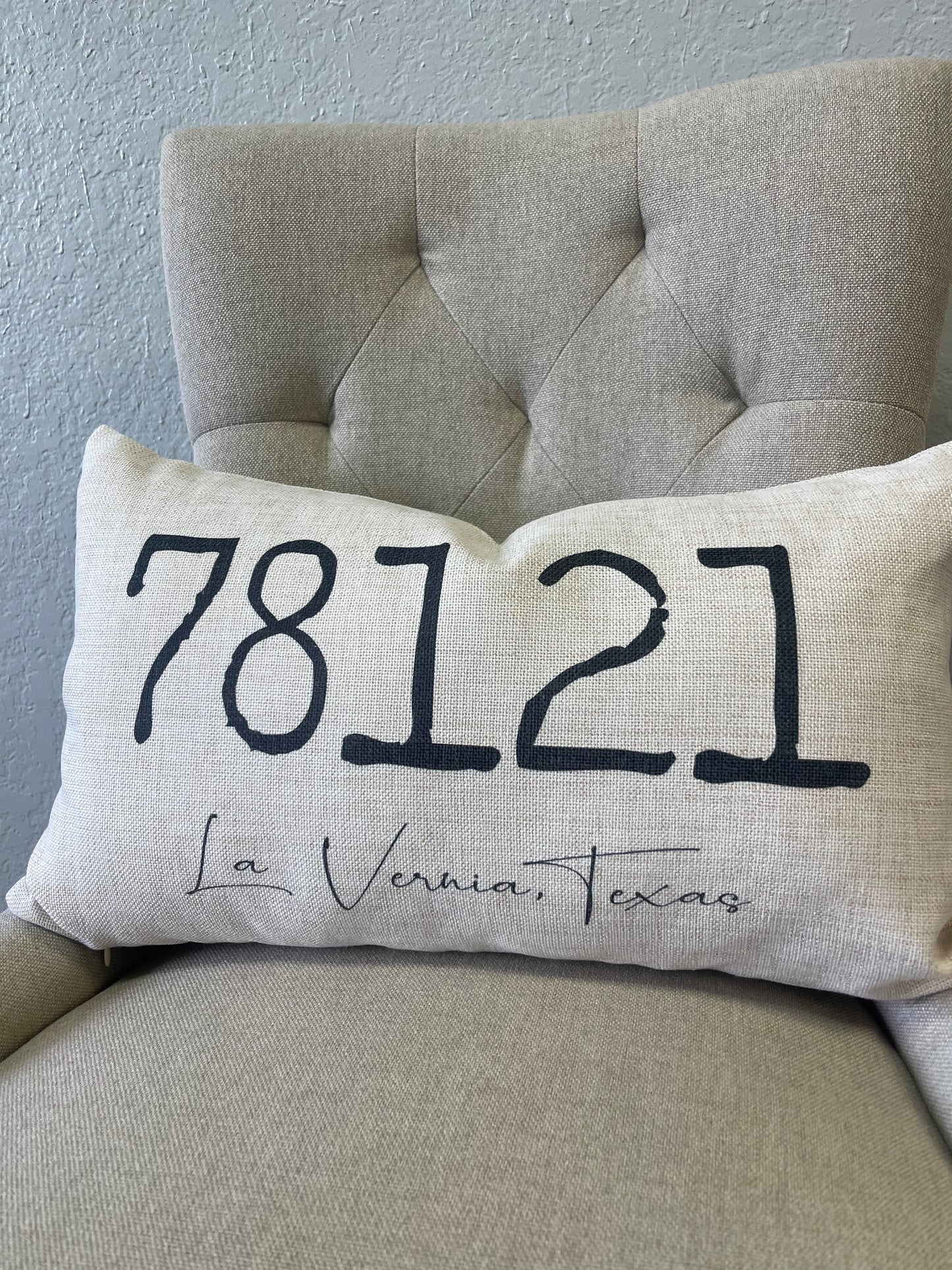 Sutherland Springs 78161 Custom Town Throw Pillow