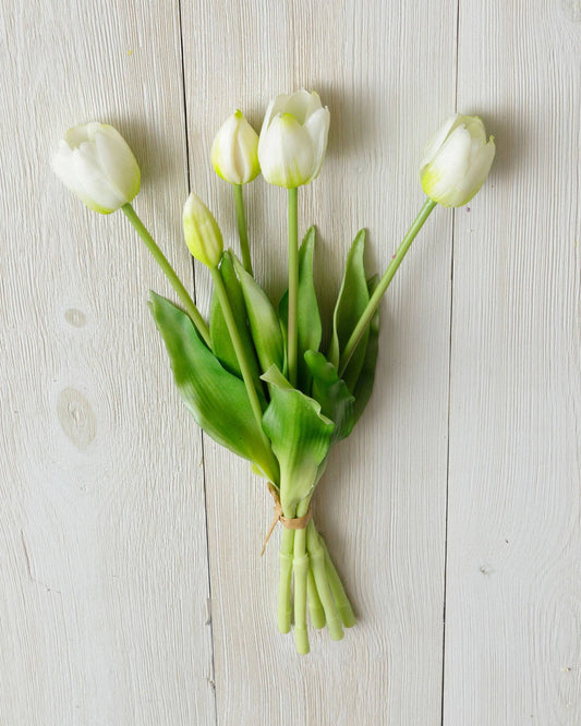 Bunch - Real Feel Tulip, White