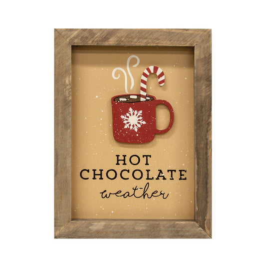 Hot Chocolate Framed Sign