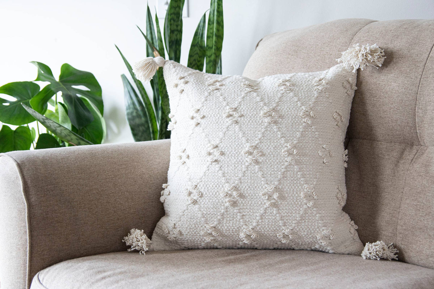 18x18 Hand Woven Josephine Pillow