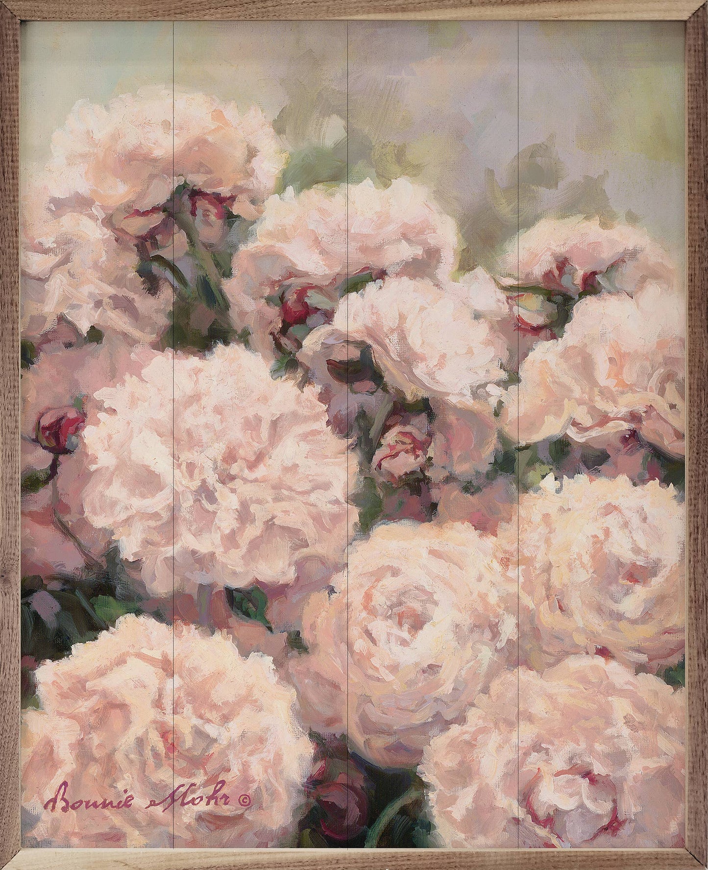 Peonies Blush by Bonnie Mohr