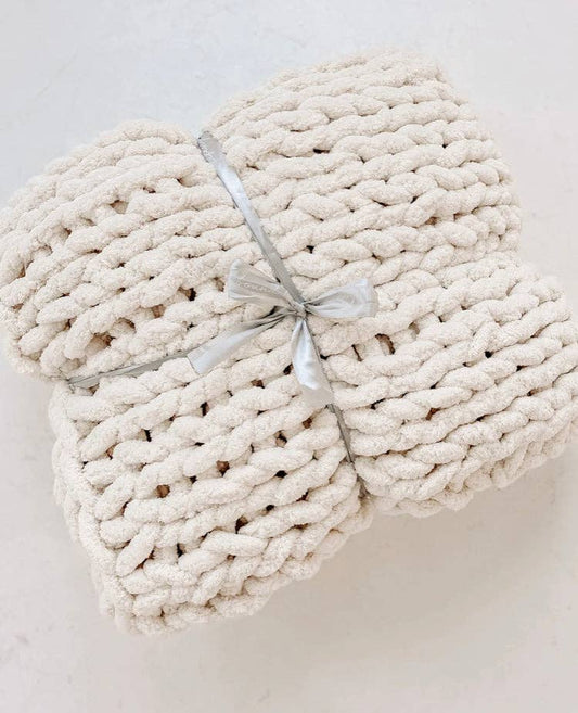 Chunky Knit Throw